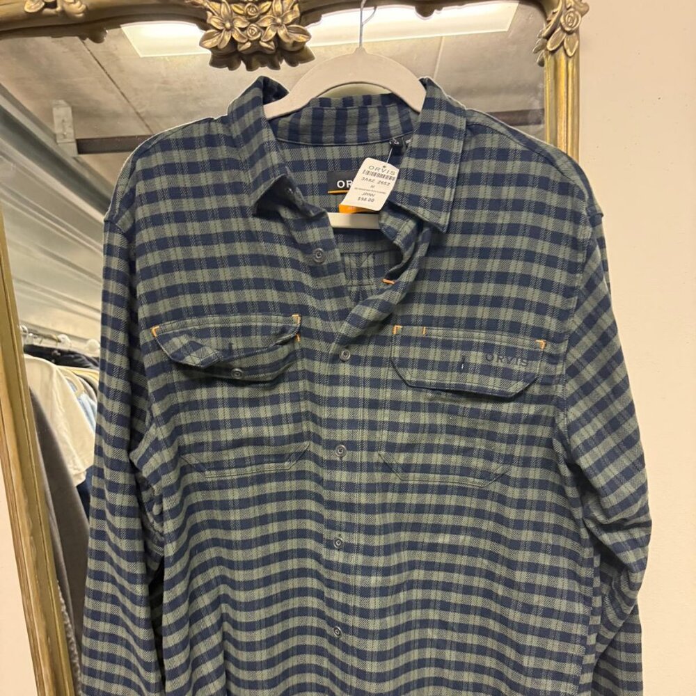 Orvis Midweight Mountain Tech Flannel Shirt